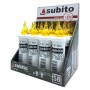 Wkłady do zniczy LED Subito S8 12 sztuk żółty