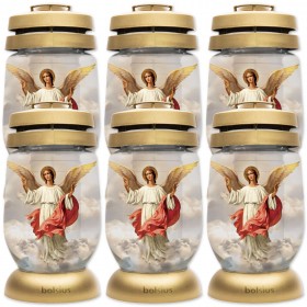 Bolsius sviečky 3S 17 Anjelské zlaté vložky 36h 1,5 dňa 6 kusov