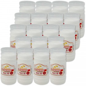 Kerzen WAX 10 vložky do svíček parafínové 96h 4 dny 19 kusů