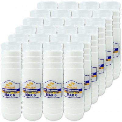 Kerzen MAX 6 paraffin candle inserts 120h 5 days, 24 pieces