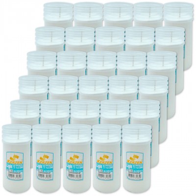 Kerzen LIGHT 1 parafínové vložky do svíček 24-48h 1-2 dny 30 kusů