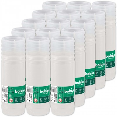 Wkłady do zniczy parafinowe Bolsius NR 7 7D RP7 148h 15 sztuk
