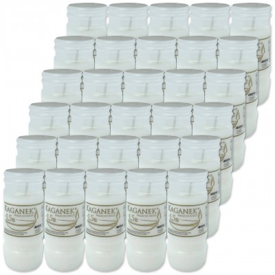 Parafínové vložky do svíček Bispol Kaganek K2 48h 2 dny 30 kusů