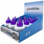 Subito Comet LED candle inserts, 12 pieces, purple