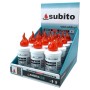 Subito S6 LED candle inserts, 12 pieces, red