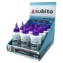 Wkłady do zniczy LED Subito S6 12 sztuk fioletowe