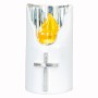 Subito C707 H125 LED vložky do sviečok, 6 kusov, strieborno-žlté