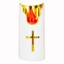 Subito C707 H150 LED candle inserts, 6 pieces, gold-red