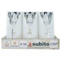 Subito C707 H150 LED candle inserts, 6 pieces, silver and white
