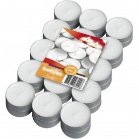 Bolsius Brick candle tealights 38mm 3.5h 30 pieces