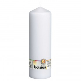 Bolsius pillar candle 300/98mm white 1 pc.