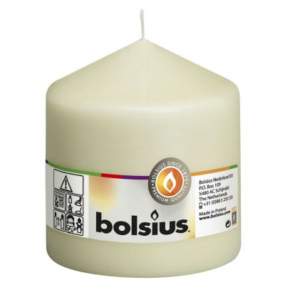 Bolsius sloupová svíčka 100/98mm krémová 1 ks.