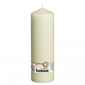 Bolsius pillar candle 300/98mm cream 1 pc.