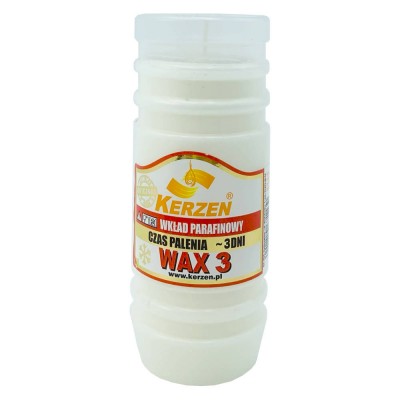 Kerzen WAX 3 paraffin candle insert 72h 1 piece