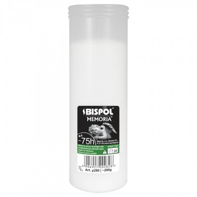 Paraffin candle insert Bispol P280 75h 1 piece