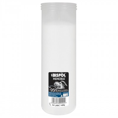 Paraffin candle insert Bispol P400 95h 1 piece