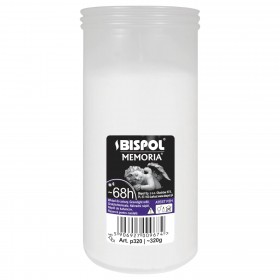Wkład do zniczy parafinowy Bispol P320 68h 1 sztuka