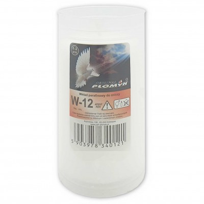 Paraffin candle insert Płomyk W-12 1-2 days 24-48h 1 piece