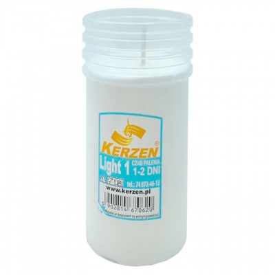 Kerzen LIGHT 1 parafínová vložka do svíčky 24-48h 1-2 dny 1 kus