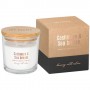 Scented soy candle BISPOL sn173-327 (Cashmere & Sea Breeze) ~40h