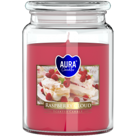 BISPOL Aura scented candle snd99-329 (Raspberry cloud) ~100h