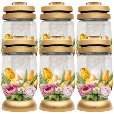 Sviečky BOLSIUS 3S 19 pružinové 22,5cm 36h 6ks.