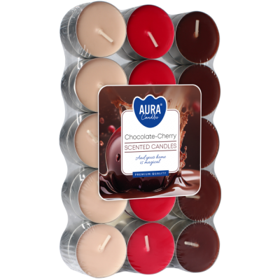 BISPOL Aura vonné ohrievače p15-30-104 (Chocolate & Cherry) 4h 30ks.