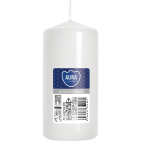 Świeca pieńkowa walec BISPOL Aura sw50/100-090 (biała) ~20h