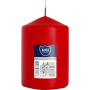 Pillar candle BISPOL Aura sw70/100-030 (red) ~44h