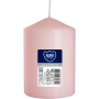 Pillar candle BISPOL Aura sw70/100-038 (pink) ~44h