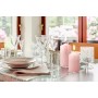 Pillar candle BISPOL Aura sw70/100-038 (pink) ~44h