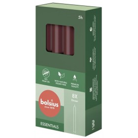 Świece stołowe BOLSIUS Torpeda 170/20 (bordowe) ~5h 8szt.