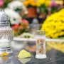 Plastic candle filled with water BOLSIUS NR 6L Angel 17cm ~70h