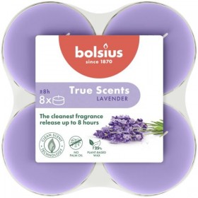 BOLSIUS scented heaters 57mm (Lavender) ~8h 8pcs.