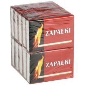 Zapałki krótkie MONONEGRO 10 pudełek (10 x ~38szt.) 44mm