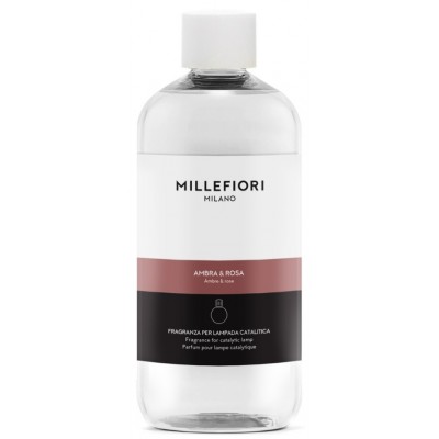 Uzupełniacz do lampy katalitycznej MILLEFIORI AMBRA & ROSA 500ml
