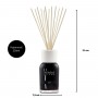MILLEFIORI Milano NERO fragrance stick diffuser 250ml
