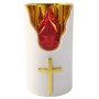Subito C707 H125 LED candle inserts 6 pieces gold-red
