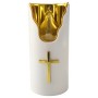 Subito C707 H150 LED candle inserts 6 pieces gold-white