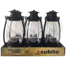 LED olejová lampa SUBITO KL 101 čierna (287) 6 kusov
