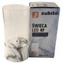 Świeca LED SUBITO C701 H170 marmur (676)