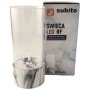 Świeca LED SUBITO C701 H190 marmur (677)