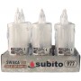 LED třpytivá svíčka SUBITO C502 H145 teplá bílá (977) 6 kusů