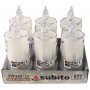 LED třpytivá svíčka SUBITO C502 H145 teplá bílá (977) 6 kusů