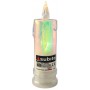 LED glitter candle SUBITO C502 H180 OPAL warm white (981) 6 pieces