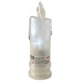 LED glitter candle SUBITO C502 H180 cold white (926) 1 piece