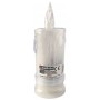 Świeca brokatowa LED SUBITO C502 H145 biała ciepła (977) 1 sztuka