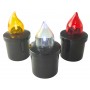 LED insert for SUBITO Comet chapel candles black/red up to 2400h 1 pc.