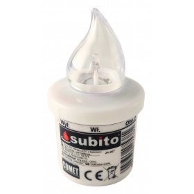 Wkład LED do zniczy kapliczek SUBITO Comet biały do 2400h 1szt.