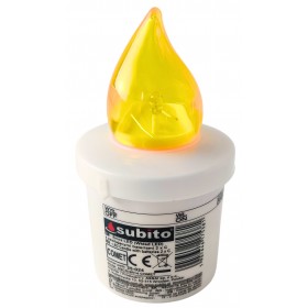 Wkład LED do zniczy kapliczek SUBITO Comet żółty do 2400h 1szt.